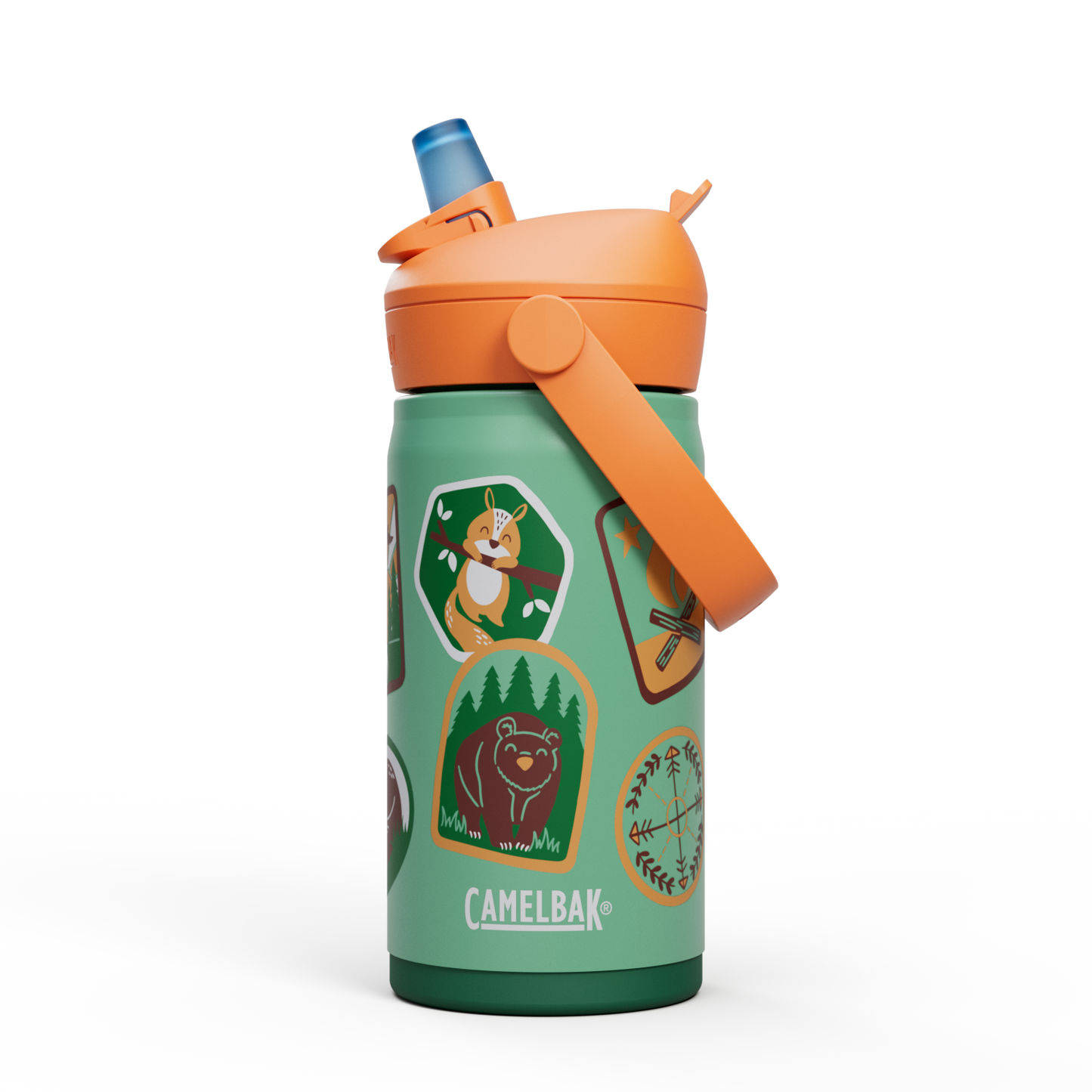 thrivetm-flip-straw-kids-12oz-bottle-insulated-stainless-steel-o7 nswfkxg1wq
